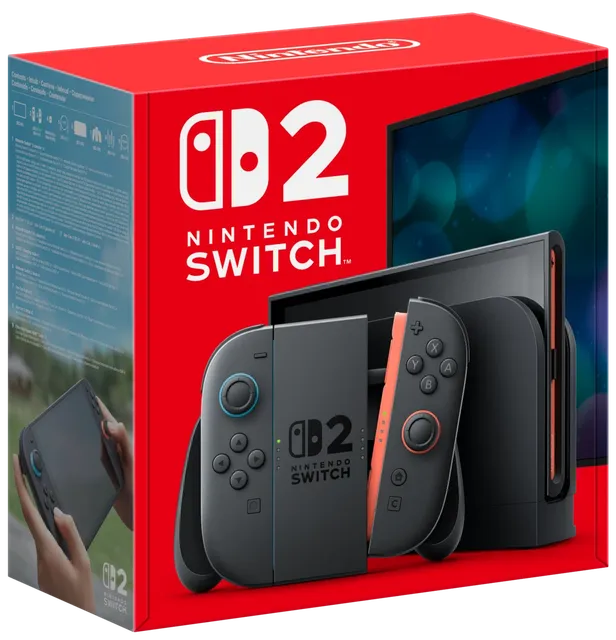 For Switch 2 with Mario Kart World 64GB/32GB OLED Console 5500mAh Battery Touch Screen Android 15 Brand New Sealed