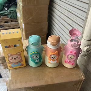 <span class=keywords><strong>Gourde</strong></span> isotherme pour enfants de 500 ml avec personnage de dessin animé, en acier inoxydable 316 à double paroi sous vide, avec paille, pour l'école - Product Image 6