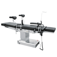 Table d'opération chirurgicale manuelle hydraulique à prix avantageux, en acrylique et métal, pour examen orthopédique en milieu hospitalier