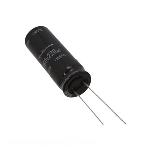 ตัวเก็บประจุแบบรูทะลุ (Through Hole) รุ่น 160TXW220MEFC12.5X35 CAP ALUM 220UF 20% 160V RADIAL ความจุ 220 ยูเอฟ - Product Image 1