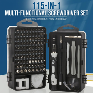115 In 1 <b>Precision</b> <b>Screwdriver</b> <b>Set</b> Chrome Vanadium Steel Mobile Phone Repair Tools For Electronics Maintenance - Product Image 2
