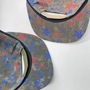 Vintage <strong>Hats</strong> Wholesale Custom Snapback Cap High Quality Fashion Rubber Print Star Logo Green Gorras Fitted <strong>Hat</strong> Flat Brim for Men - Product Image 3