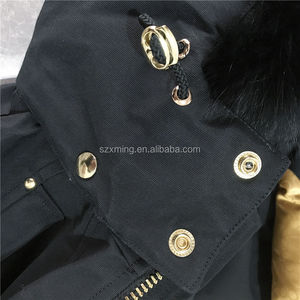 Chaqueta de Plumón de Invierno para Hombre de Alta Calidad, con Capucha y Ribete de Piel de Zorro Canadiense, Estilo Bomber, Gran Venta 2026 - Product Image 3