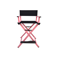 Chaise de maquillage portable et pliable en gros, excellent rapport qualité-prix, chaise de réalisateur pour la maison, le bureau et l'entrepôt, adaptée à l'extérieur