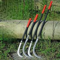 Faucille de récolte de sésame à long manche robuste, coupe-herbe agricole courbé pour importateurs et fournisseurs de céréales