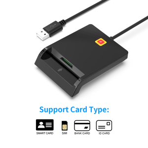 Lector de cajero automático EMV USB acceso común de crédito lector de tarjeta inteligente con software - Product Image 2