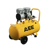 Compresor de Aire Portátil de 50 Litros, Eléctrico, Sin Aceite, Silencioso, para Garaje, Consultorio Dental, Precio de Fábrica