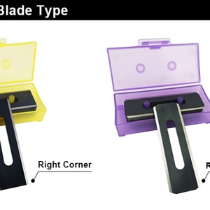 Carbon Steel Slotted <b>Round</b> Corner Double Edge <b>Carpet</b> Knife Blades - Product Image 2