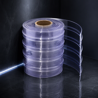 Rideau de porte en PVC souple transparent ultra-clair de 2 mm d'épaisseur, marque ARP, modèle ARP41003, pour congélateur et protection UV -60°C, vente en gros
