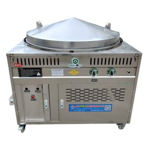 Bahan bakar ganda Gas/listrik baja tahan karat wajan penggorengan dan panekuk <span class=keywords><strong>multi</strong></span>-fungsi mengukus dan membuat kue semua dalam satu mesin - Product Image 6