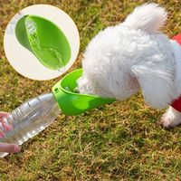 Bouteille d'eau portable pliable en silicone de qualité alimentaire pour chien, gamelle de voyage pour animaux, distributeur d'eau extérieur anti-fuite, sans BPA