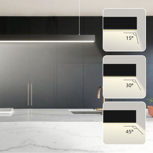 Modern Linear Pendant <b>Light</b> Aluminum White Black Rectangle White LED 36W Office Building Indoor Lighting - Product Image 3