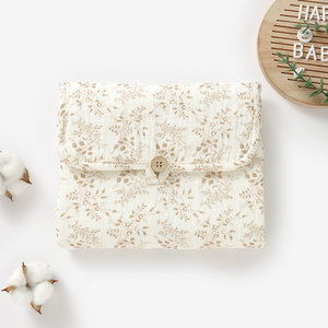 Manta Envolvente de Muselina de Algodón Orgánico con Estampado Floral de Leopardo Bohemio y Flecos, Ecológica, <span class=keywords><strong>para</strong></span> Bebés Recién Nacidos, Niños y Niñas - Product Image 3