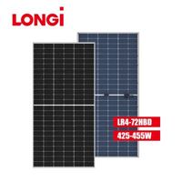 Panneau solaire bifacial LONGi 440W 450W 460W Hi-MO 4 Series LR4-72HBD-440-460M Module PV Longi pour centrales solaires au sol
