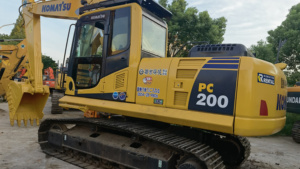 Nouveauté utilisé Komatsu PC 200 excavatrices marque japonaise 20 tonnes grande Performance moteur boîte de vitesses pompe à engrenages roulement - Product Image 5