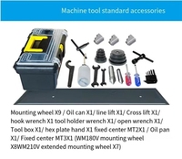 CE approuvé WM210V 8x16 métal Torno 38mm horizontal ménage banc tour manuel Mini tour Machine