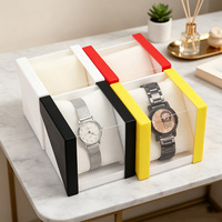 Support de Présentation de Montre Simple Personnalisé en Acrylique avec Coussin pour Comptoir de Vente au Détail - Vente en Gros