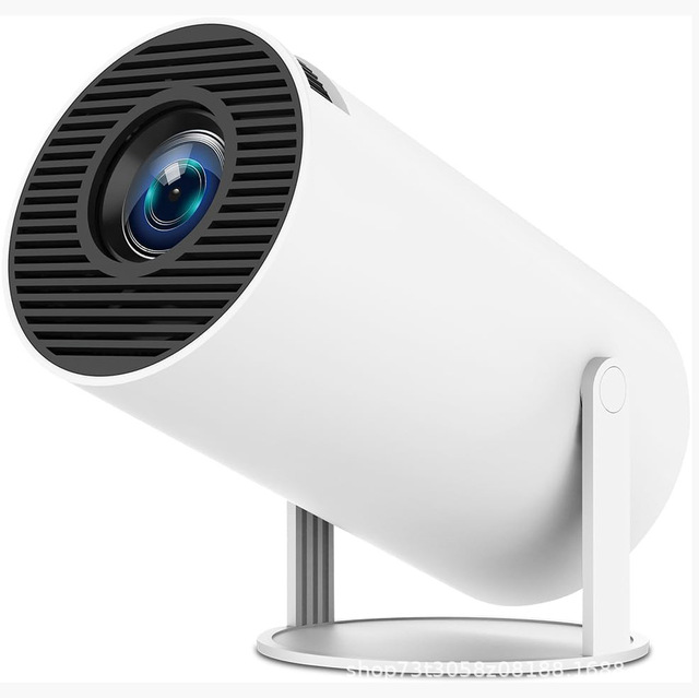 Cross-Border Overseas Version HY300 Mini Projector 3D Built-In 720P LCD Display Wall-Throwing Portable Cannon-Type Machine WiFi