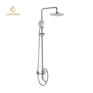 retractable round bath shower mixer temperature set in India