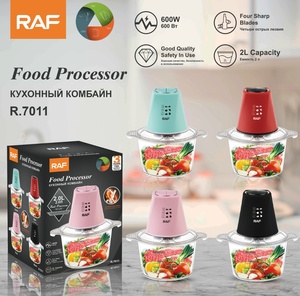 Hachoir à herbes électrique <span class=keywords><strong>en</strong></span> plastique, capacité 2l, nouveau, <span class=keywords><strong>robot</strong></span> de cuisine pour usage domestique - Product Image 2