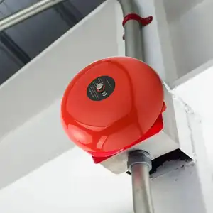 24V campana elettrica da 8 pollici per interno o esterno automatico impermeabile campanello di allarme antincendio per sistema di allarme antincendio