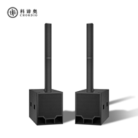 Altavoz de Columna Activo CHORDIO SYC, Sistema de Sonido Profesional Line Array para DJ, Altavoces de Audio para Exteriores, Sistema de Sonido PA para Actuaciones en Escenario