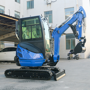 Mini-excavatrice de 2000 kg avec moteur, mini-excavatrice sur chenilles, adaptée à la construction de jardins - Product Image 4