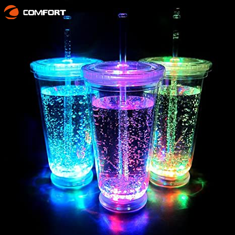 OEM Illuminated Glass Glowing Glass Party LED Cup