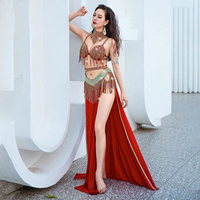 Costumes de danseuse du ventre pour femmes Jupe de danse du ventre Soutien-gorge de danse du ventre
