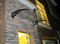 Auvent de fenêtre et de porte modulaire personnalisable facile à installer, auvent de terrasse personnalisable pour grossistes