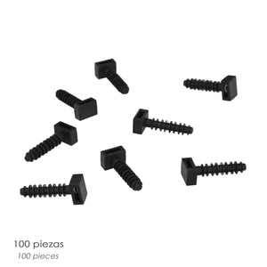ปลั๊กยึดสายไนลอนสีดำ 8 มม. (บรรจุ 100 ชิ้น/ถุง) - Product Image 3