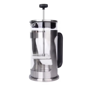 Cafetière à piston élégante dorée 350/800/1000 ml, en verre résistant à la chaleur, pour une portion individuelle, avec <span class=keywords><strong>filtre</strong></span> à thé manuel - Product Image 6