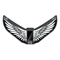 Vente directe d'usine de nouveaux éclairages d'ambiance pour voiture, ailes d'ange, feux d'avertissement solaires LED dynamiques et décorations universelles pour voiture