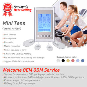 Stimulateur musculaire de l'unité <span class=keywords><strong>TENS</strong></span>, appareil de massage <span class=keywords><strong>EMS</strong></span> pour le soulagement des douleurs des épaules, du cou, de la sciatique et du dos, massage électronique par impulsions - Product Image 3