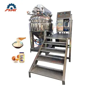 mayonnaise making machine vacuum emulsifying mixer cream cheese vacuum emulsifying machine 500L