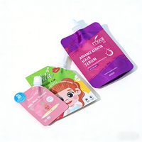 Sachets à bec verseur personnalisés Haodong pour cosmétiques, échantillons de recharge imprimés, sachets de lotion et de crème solaire pour produits cosmétiques