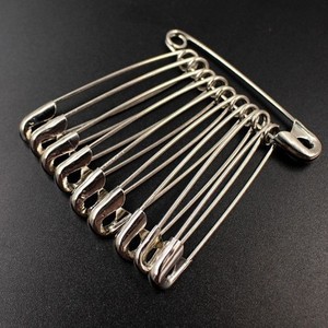 Épingles de sécurité argentées pour étiquettes de vêtements, 25 mm, accessoires de mode en métal - Product Image 1