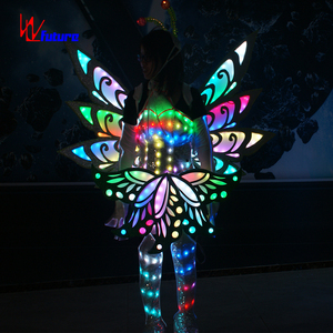 LED Isis luminose luminose ali luminose parco divertimenti LED gonna posteriore cremagliera <span class=keywords><strong>farfalla</strong></span> ala galleggiante <span class=keywords><strong>Costume</strong></span> da parata - Product Image 3