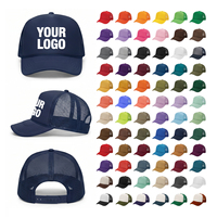 Gorra de béisbol de malla Ujoy con logo personalizado, gorra de camionero promocional ajustable con cierre a presión para protección solar diaria para adultos