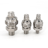 Raccord universel sphérique réglable en acier inoxydable 304, raccord de buse pivotante ZSPJ pour système d'extinction d'incendie et de refroidissement
