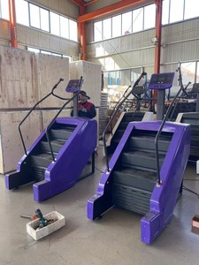 DINUO Appareil de cardio-training vertical électrique commercial à forte charge, <span class=keywords><strong>monte</strong></span>-escaliers, capacité max. 200 kg, faible impact, durable, équipement de gym - Product Image 4