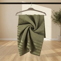 Tissu Popeline Froissé en Mousseline de Coton Biologique 100% à 4 Couches, Motif Crêpe, Vente en Gros Usine pour Couvertures d'Emmaillotage et Chemises