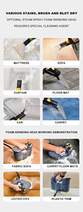Máquina <span class=keywords><strong>de</strong></span> Limpieza a <span class=keywords><strong>Vapor</strong></span> <span class=keywords><strong>con</strong></span> Espuma, Limpiador <span class=keywords><strong>de</strong></span> Alfombras <span class=keywords><strong>con</strong></span> Inyector <span class=keywords><strong>de</strong></span> <span class=keywords><strong>Vapor</strong></span> Caliente, Aspiradora <span class=keywords><strong>de</strong></span> <span class=keywords><strong>Vapor</strong></span> para Alfombras y Sofás, Eliminación <span class=keywords><strong>de</strong></span> Polvo - Product Image 4