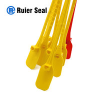 Sceau de sécurité en plastique jetable personnalisé, à serrage progressif, longueur 300/400/500 mm, pour utilisation en logistique express