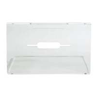 Support d'affichage moderne en acrylique transparent poli pour ordinateur portable
