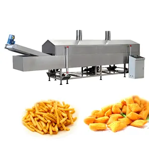 Alta Qualidade auto automáticas batatas fritas e hambúrguer máquina auto frito mandioca massa bola macarrão fritar máquina de fritar francês