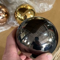 Boule creuse polie en acier inoxydable - Tailles de 3 à 30 cm pour la décoration de la maison, du jardin et commerciale