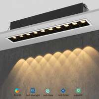 Plafonniers encastrés à grille, dimmables, résistants au feu, éclairage encastré LED à grille, spot encastré LED pour intérieur, 20W COB LED Downlight