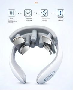 Meilleure vente 2025 masseur intelligent avec compression chauffante masseur électrique EMS en forme de U pour le cou <span class=keywords><strong>et</strong></span> les épaules machine de santé - Product Image 5