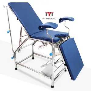 MT MEDICAL Detachable design portable hospital stainless steel delivery bed gynecological examination chair
